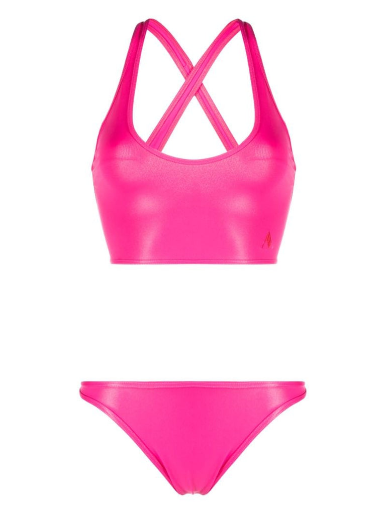 Pink Criss-cross Bikini