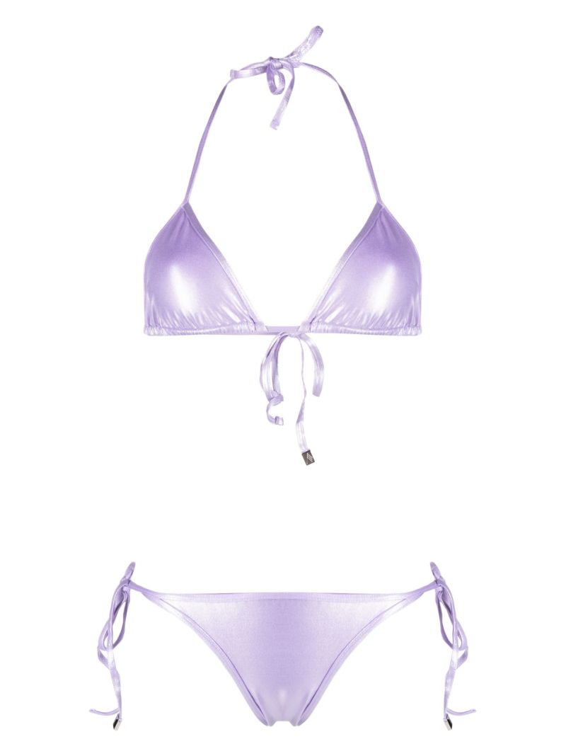 Purple Triangle Bikini