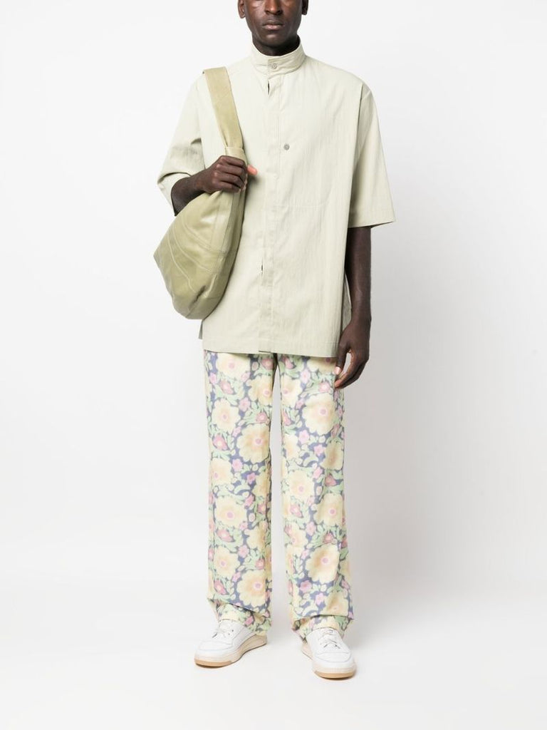 Yellow Le Pantalon Taiolo Floral Print Trousers