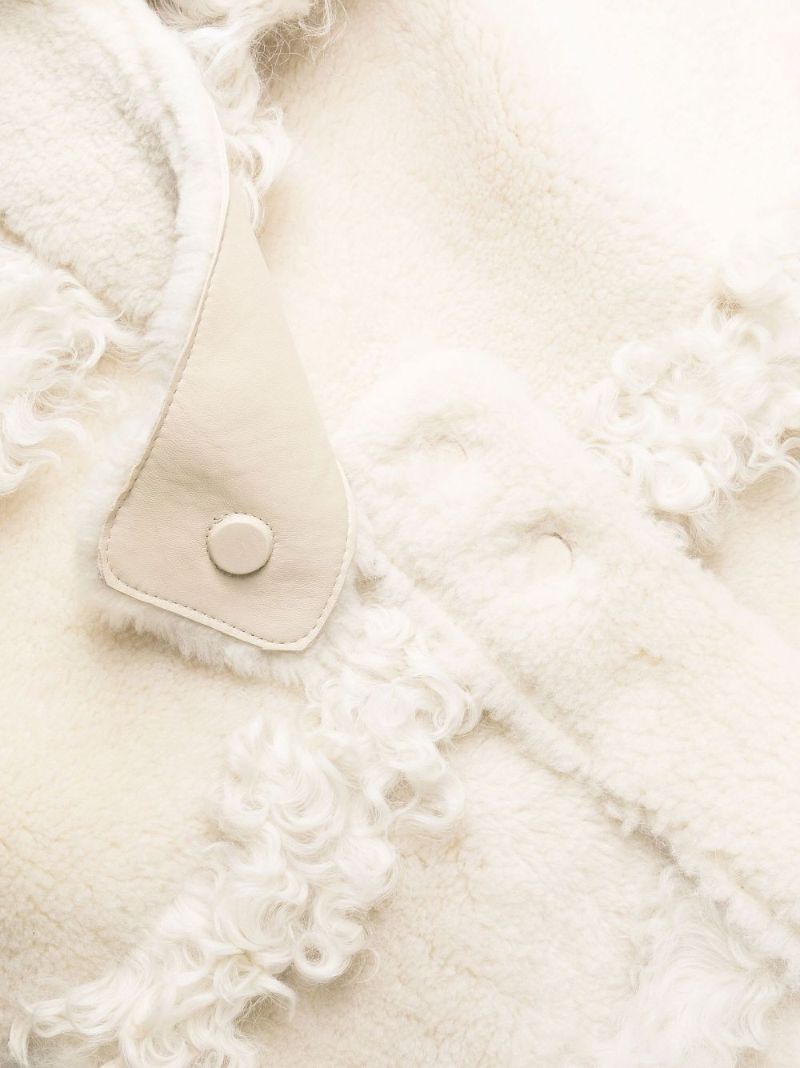 Neutral La Veste Piobbu Shearling Jacket
