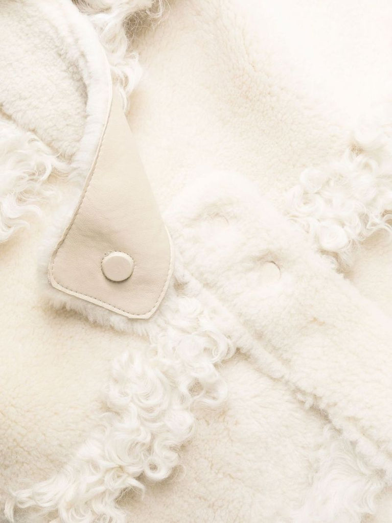 Neutral La Veste Piobbu Shearling Jacket