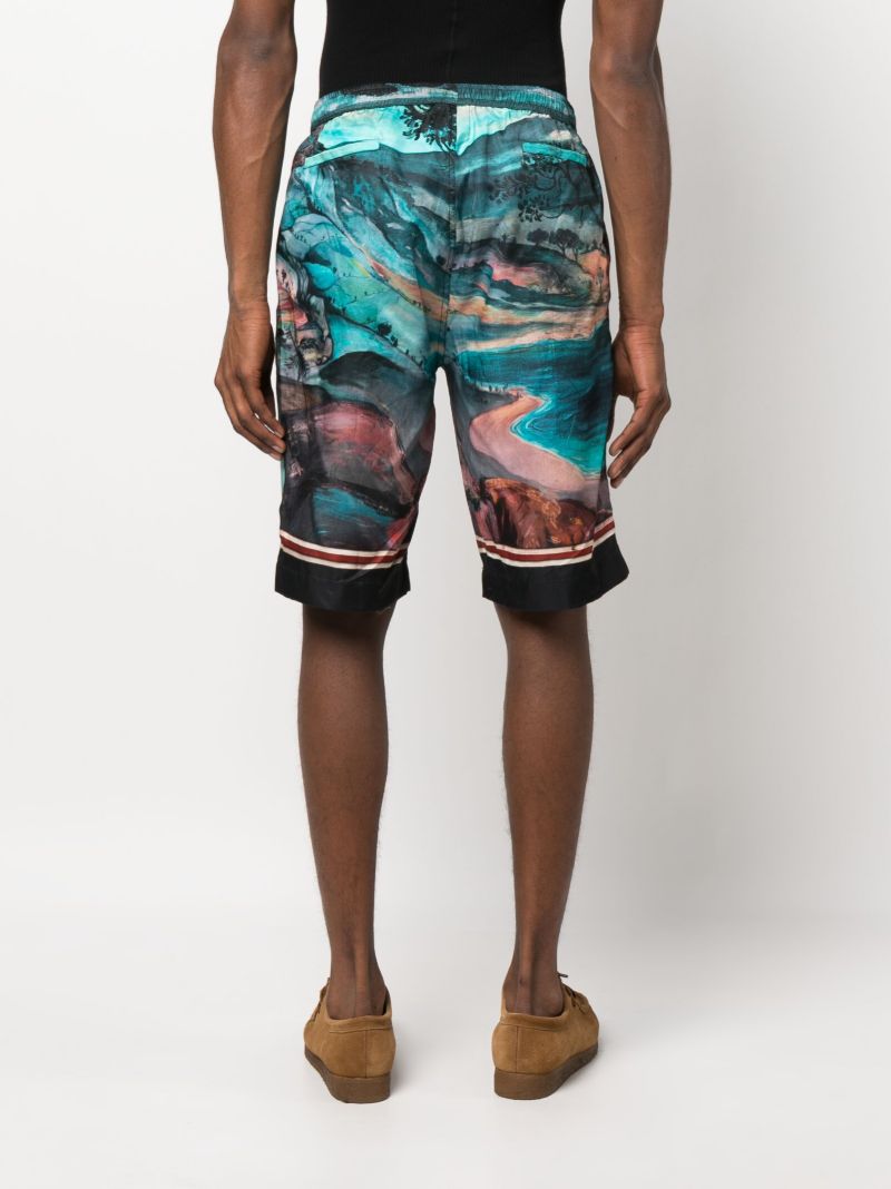 Multicolour Dua Wanita Board Shorts