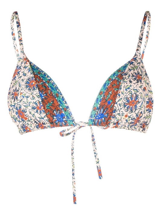 Multicolour Clementine Tri Bikini Top