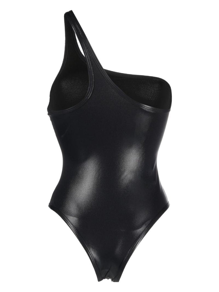 Black One-shoulder Swimsuit