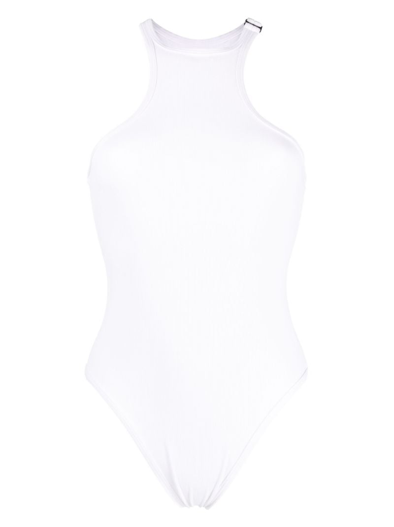 White Racerback Swimsuit