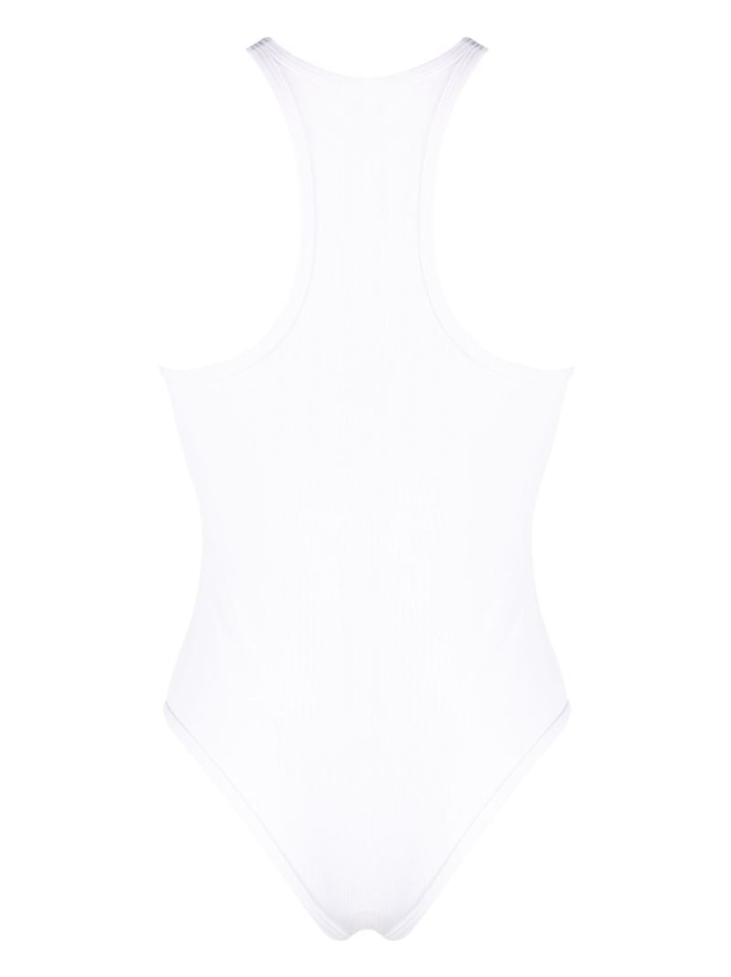 White Racerback Swimsuit