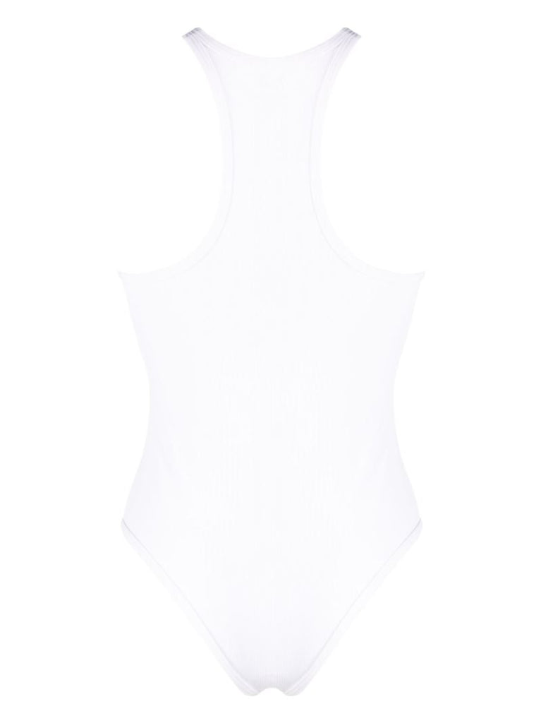White Racerback Swimsuit