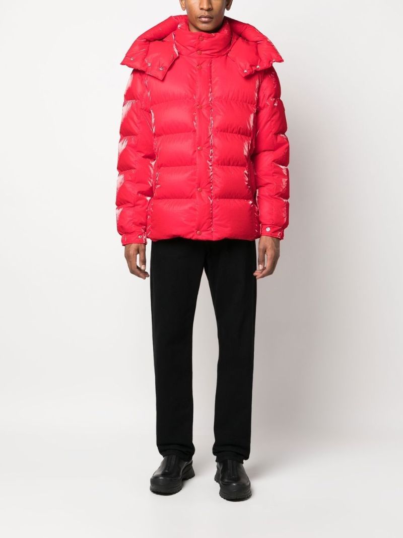 Red Verdon Short Puffer Jacket