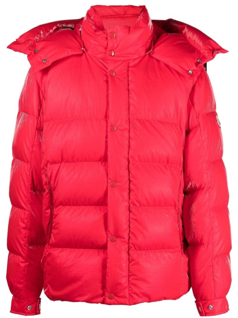 Red Verdon Short Puffer Jacket