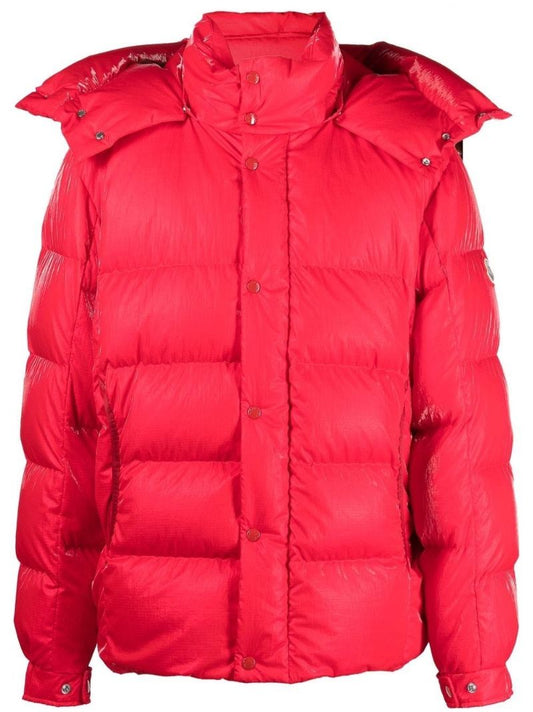 Red Verdon Short Puffer Jacket