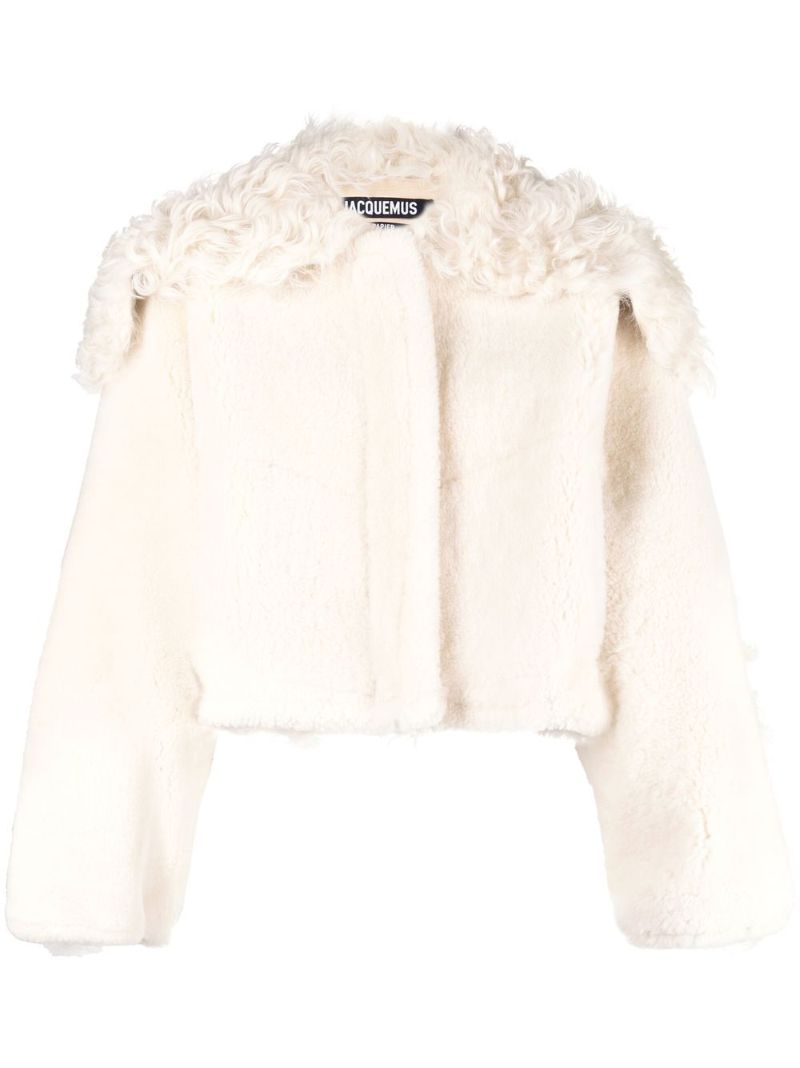 Cream La Veste Pilone Shearling Jacket