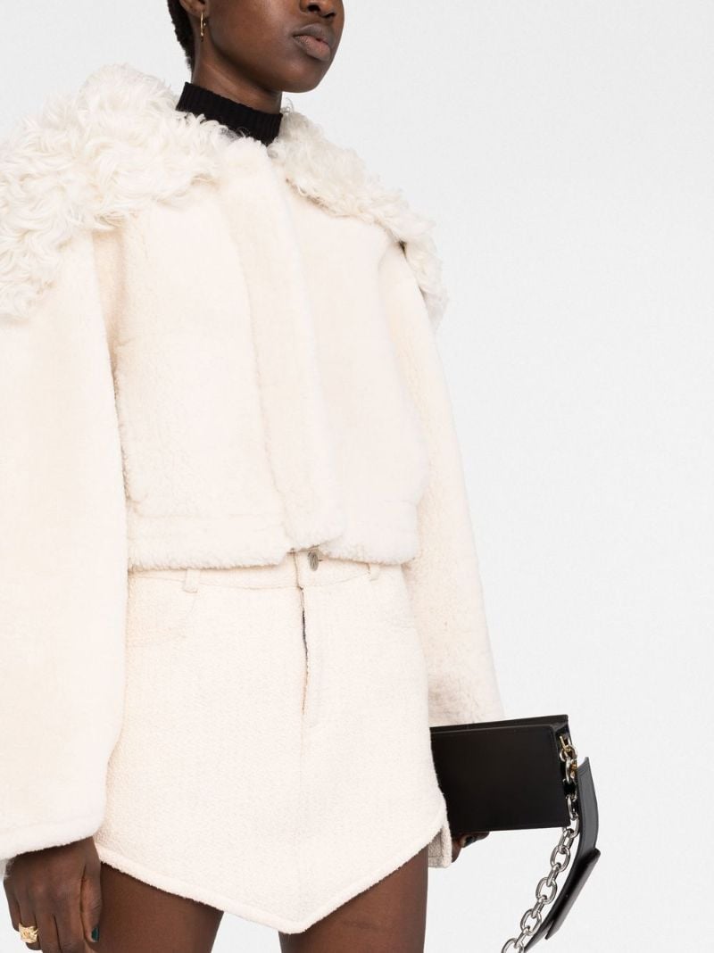 Cream La Veste Pilone Shearling Jacket