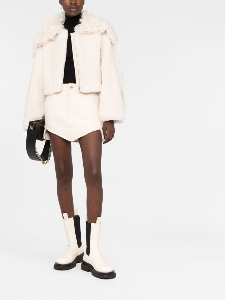 Cream La Veste Pilone Shearling Jacket