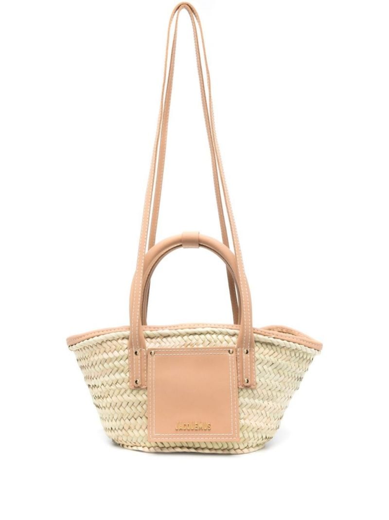 Brown Le Petit Panier Soli Basket Bag
