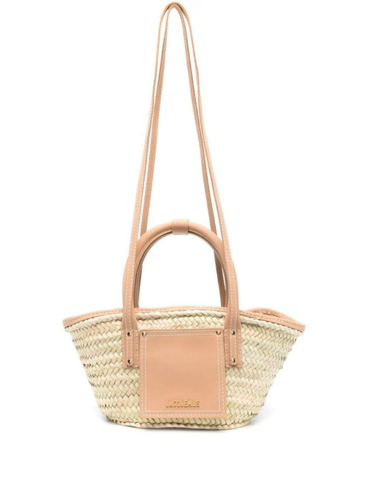Brown Le Petit Panier Soli Basket Bag