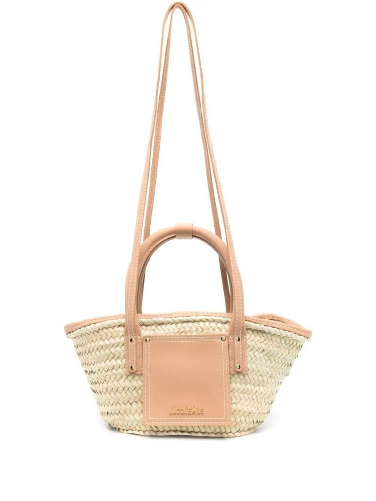 Brown Le Petit Panier Soli Basket Bag