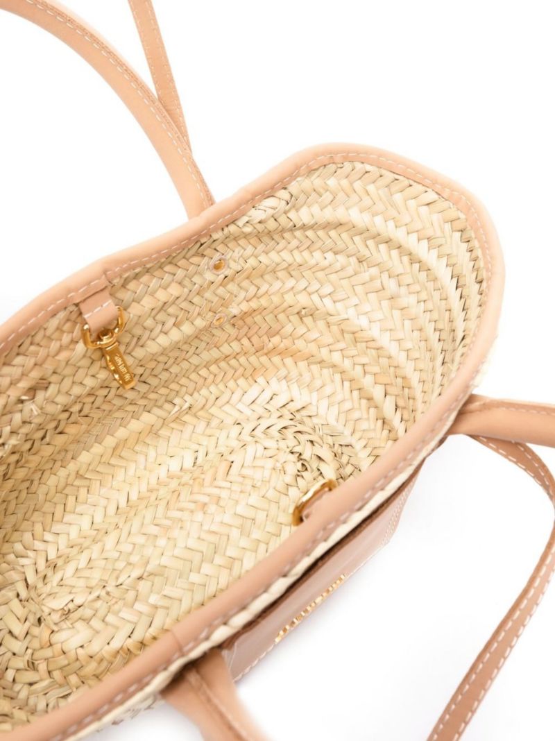Brown Le Petit Panier Soli Basket Bag