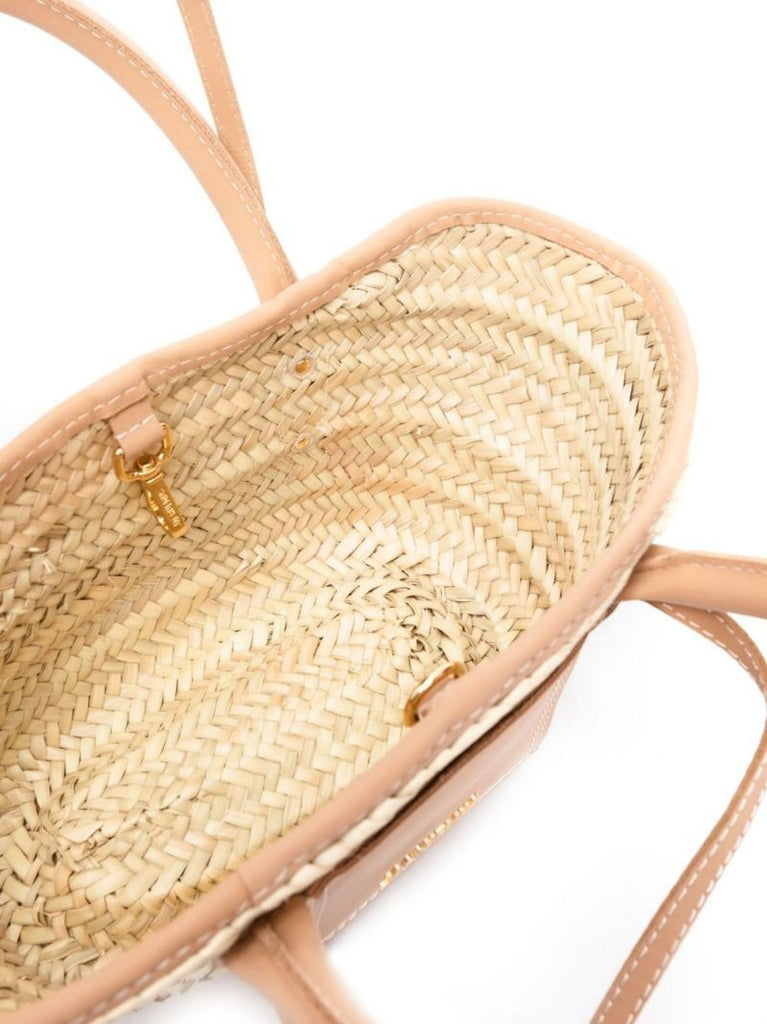 Brown Le Petit Panier Soli Basket Bag