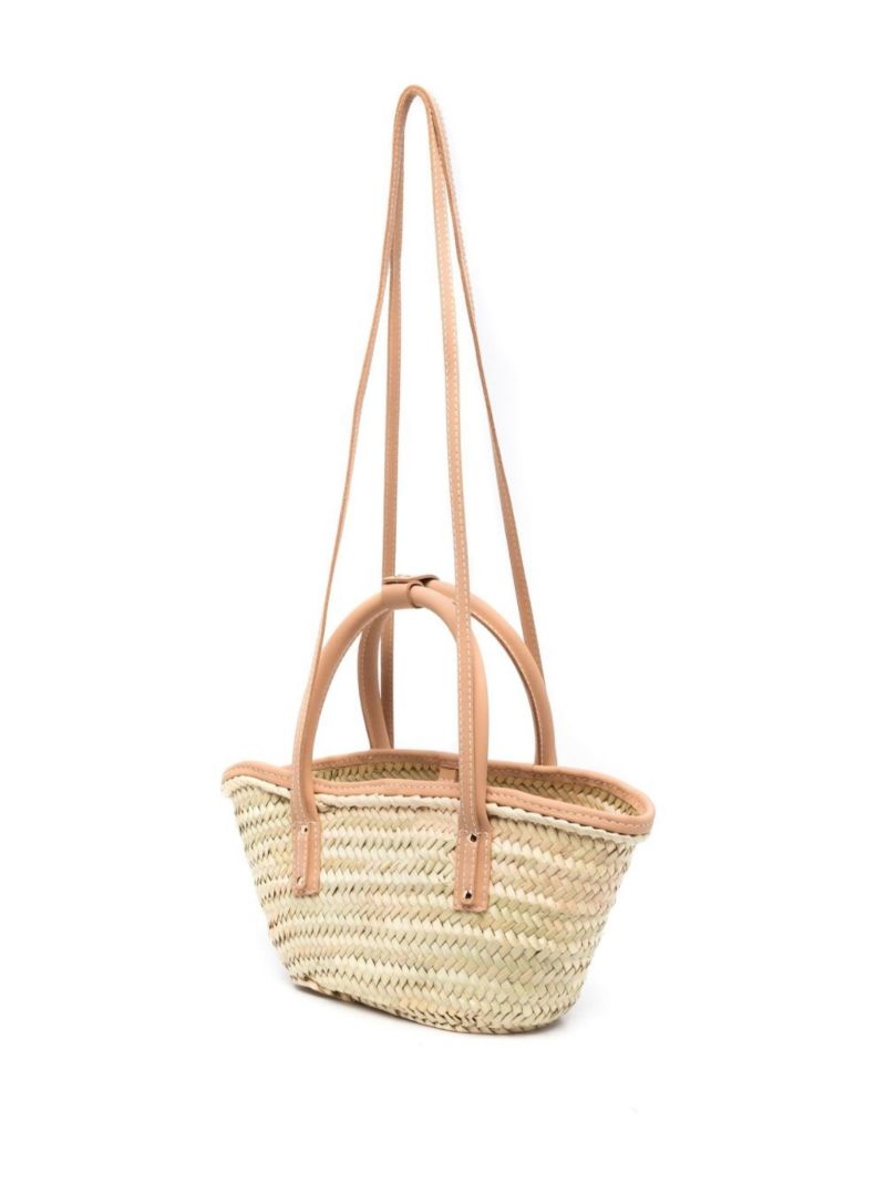 Brown Le Petit Panier Soli Basket Bag