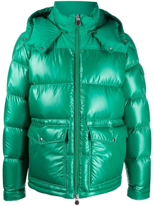 Green Hooded Puffer Jacket