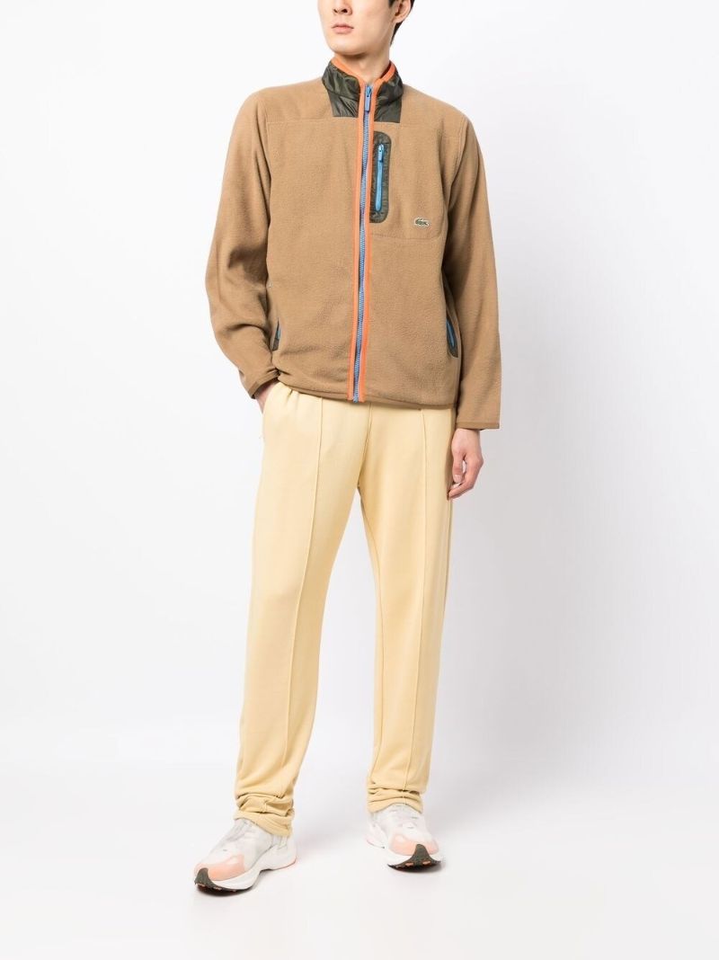 Brown Polar Fleece Zip Sweatshirt