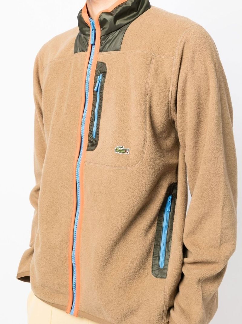 Brown Polar Fleece Zip Sweatshirt