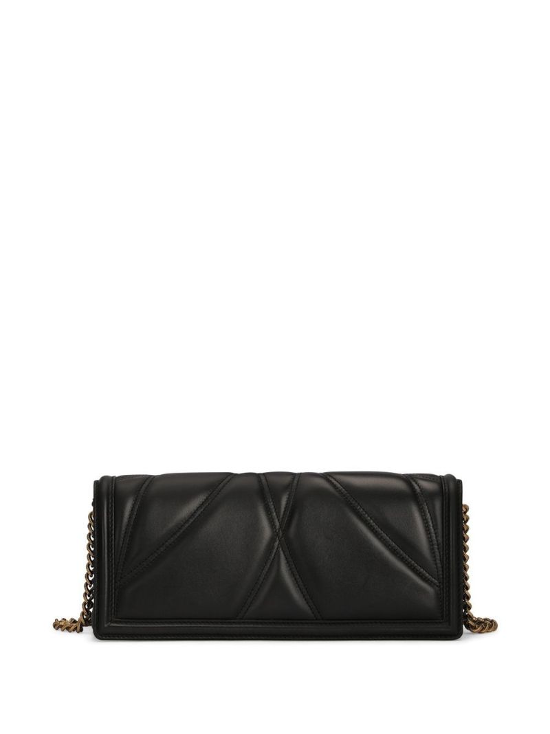 Black Devotion Quilted Shoulder Bag