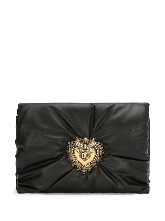 Black Devotion Leather Cross Body Bag