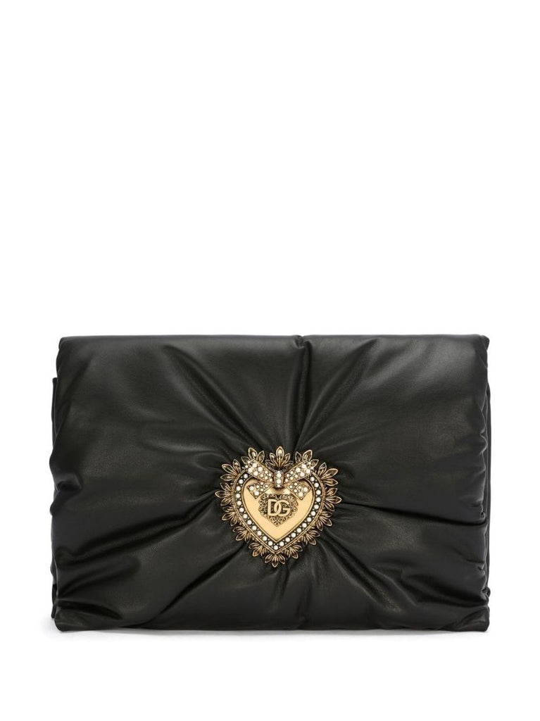Black Devotion Leather Cross Body Bag