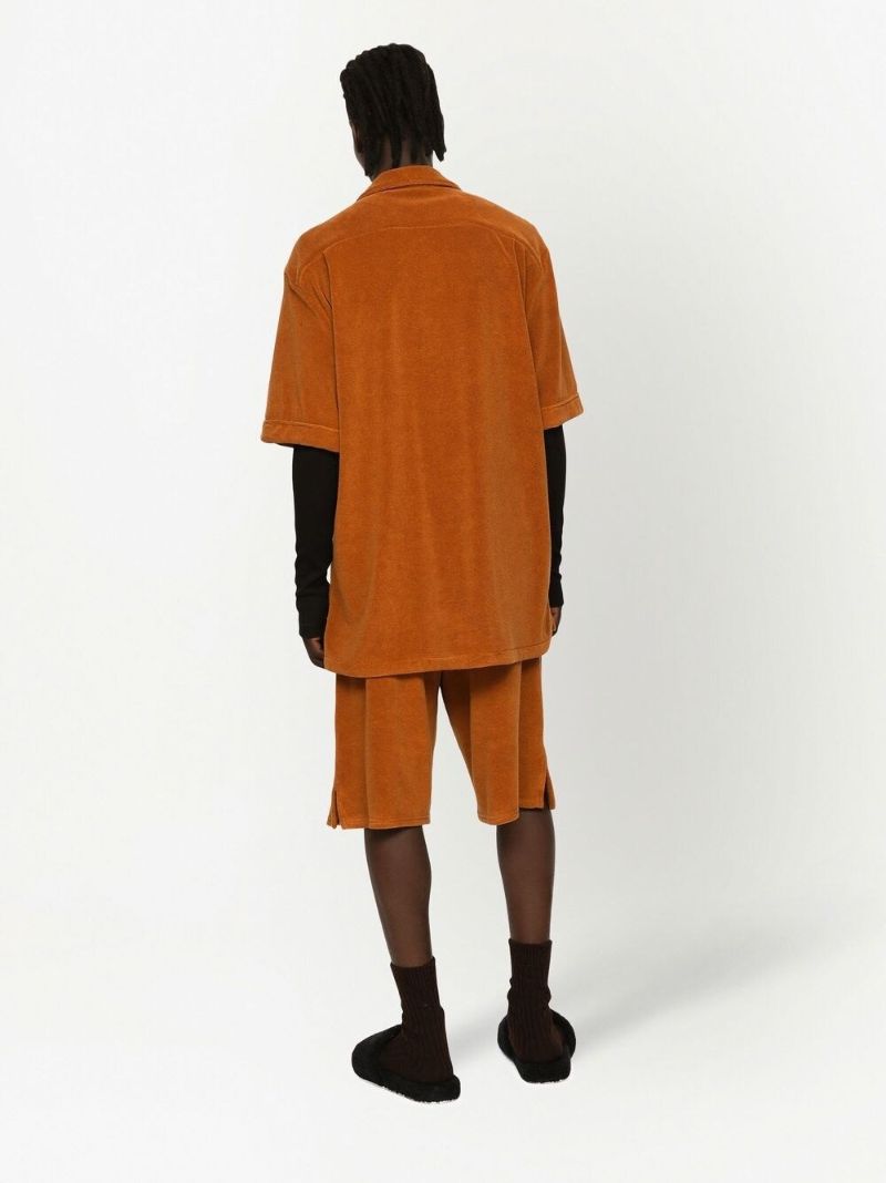 Orange Logo Plaque Cotton Top