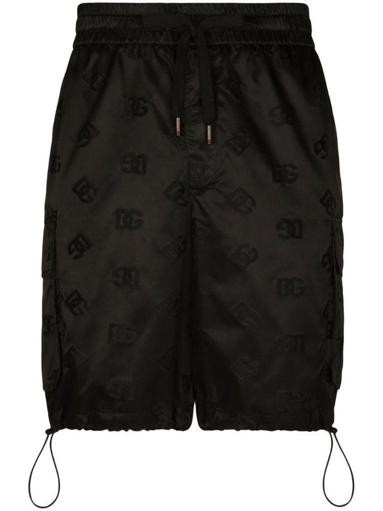 Black Toggle Fastening Shorts