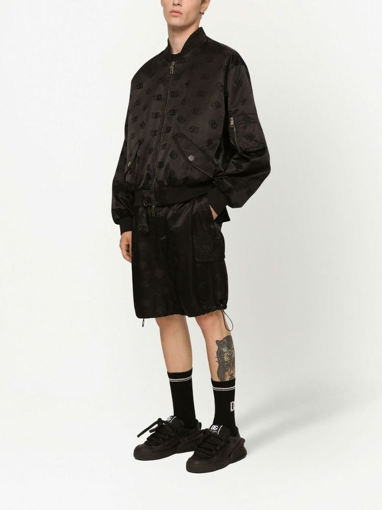 Black Toggle Fastening Shorts