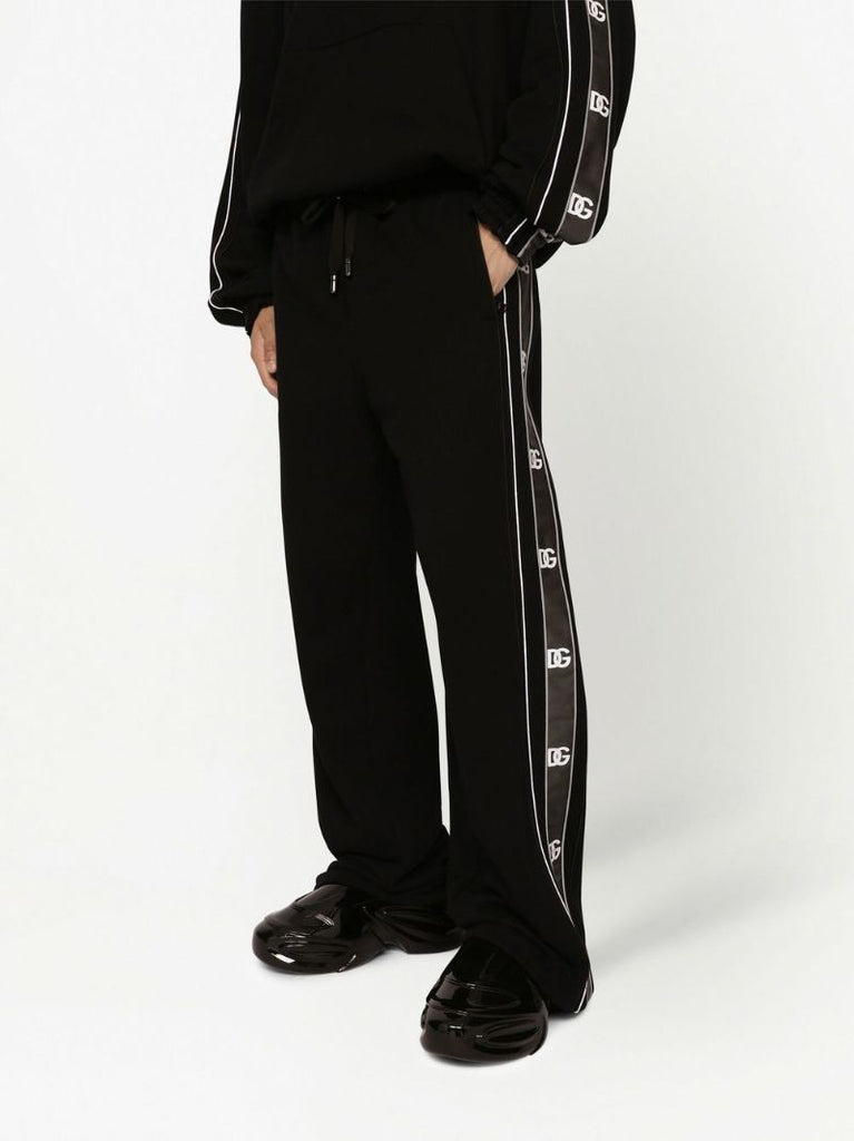 Black Drawstring Waistband Track Pants