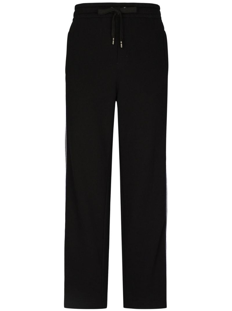 Black Drawstring Waistband Track Pants