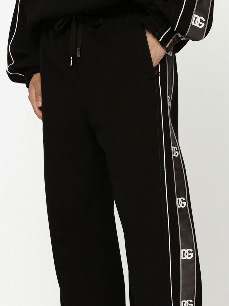 Black Drawstring Waistband Track Pants