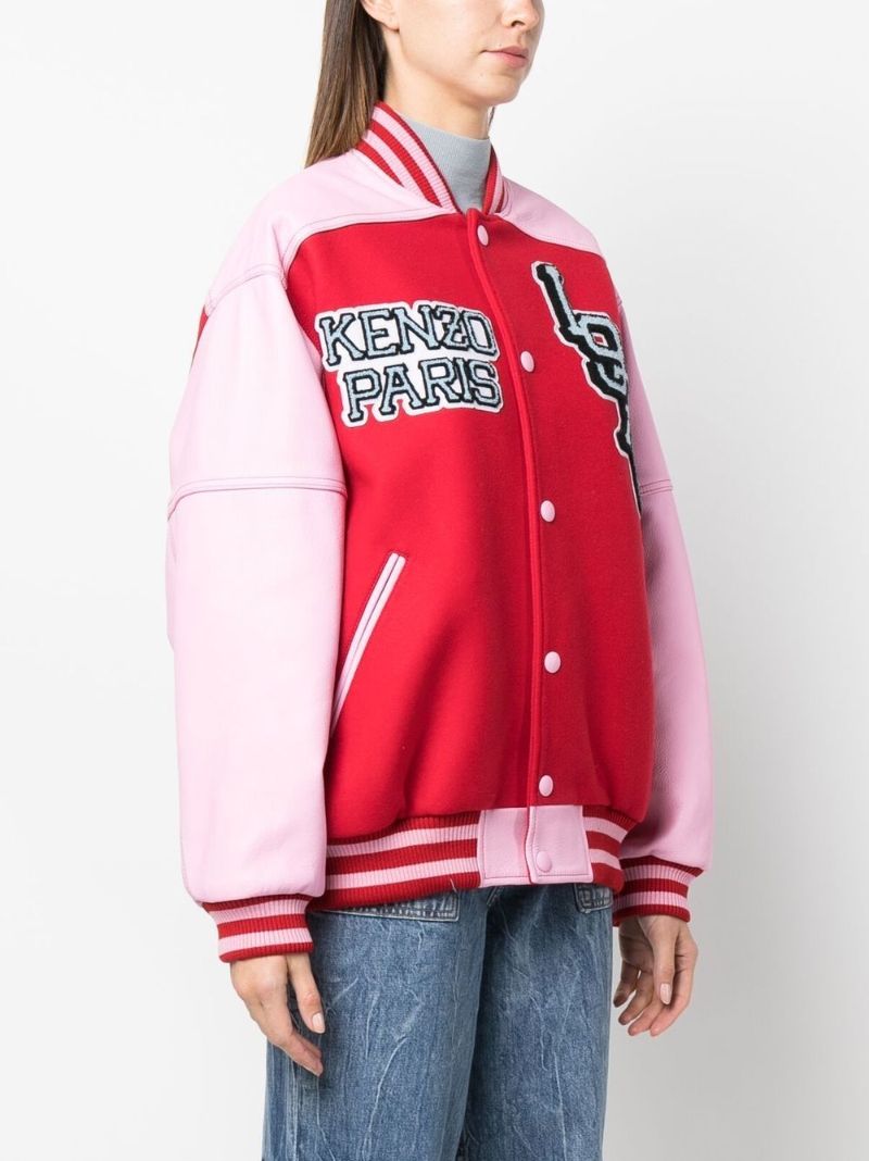 Red Tiger Varsity Bomber Jacket