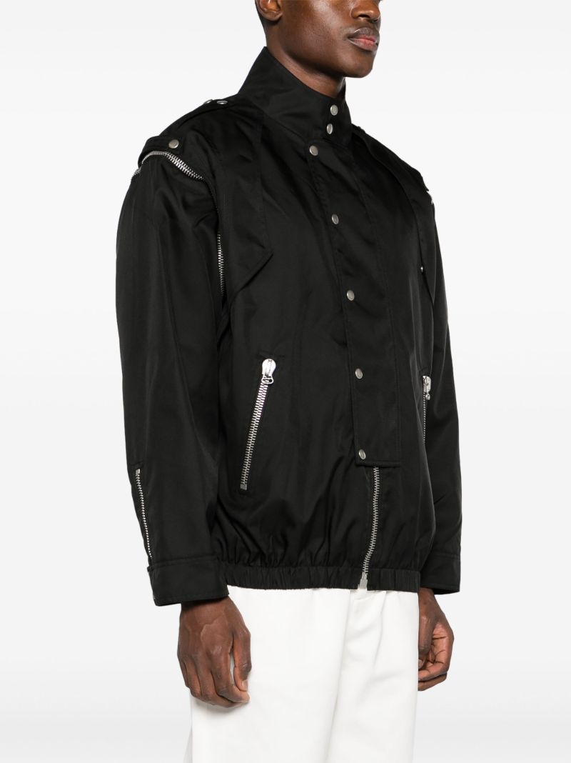 Black Detachable-sleeve Jacket