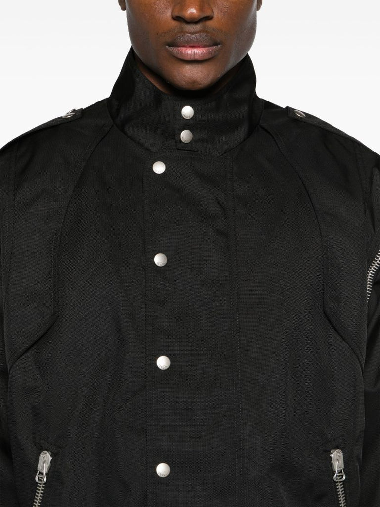 Black Detachable-sleeve Jacket