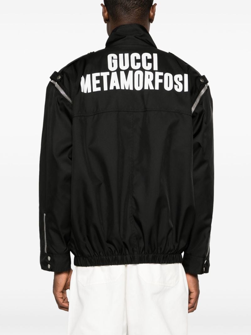Black Detachable-sleeve Jacket