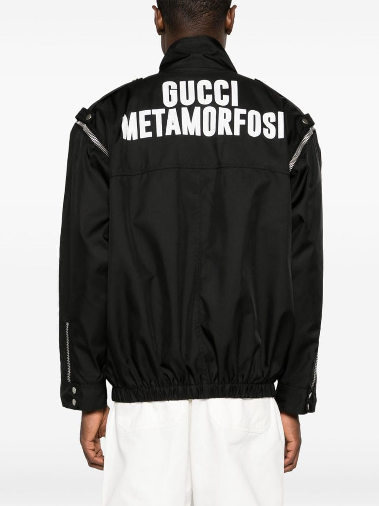 Black Detachable-sleeve Jacket