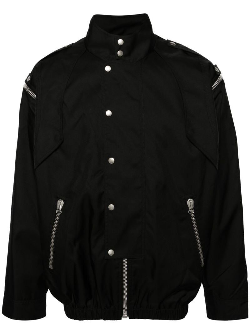 Black Detachable-sleeve Jacket