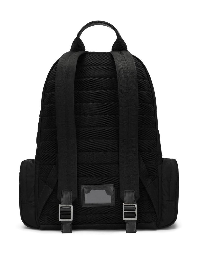 Rubberised-logo Backpack