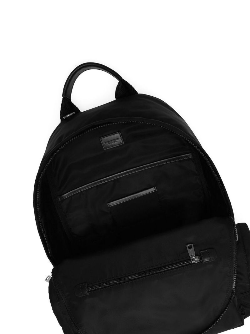 Rubberised-logo Backpack