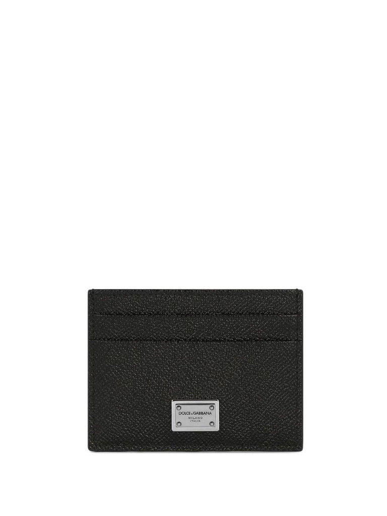 Black Logo Plaque Card Holder