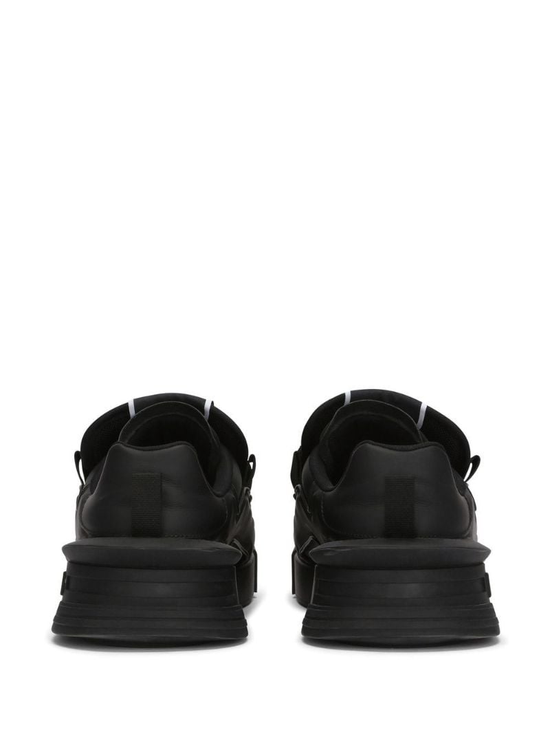 Black Lace-up Sneakers