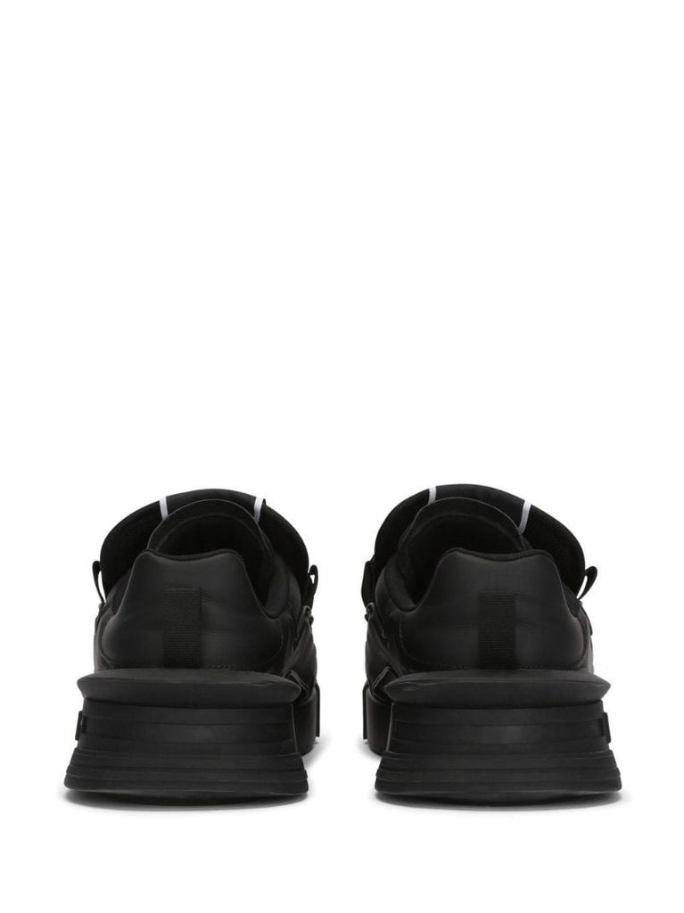 Black Lace-up Sneakers