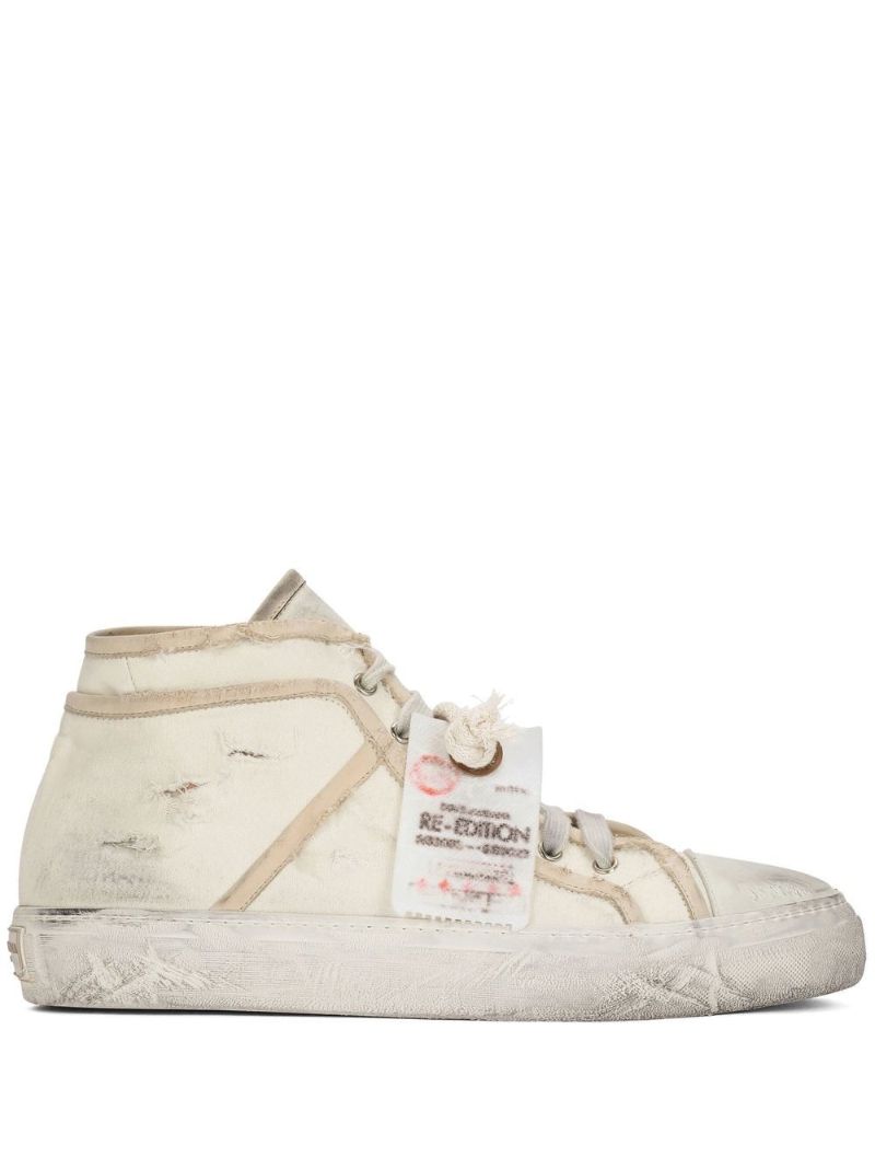 Neutral High-top Sneakers
