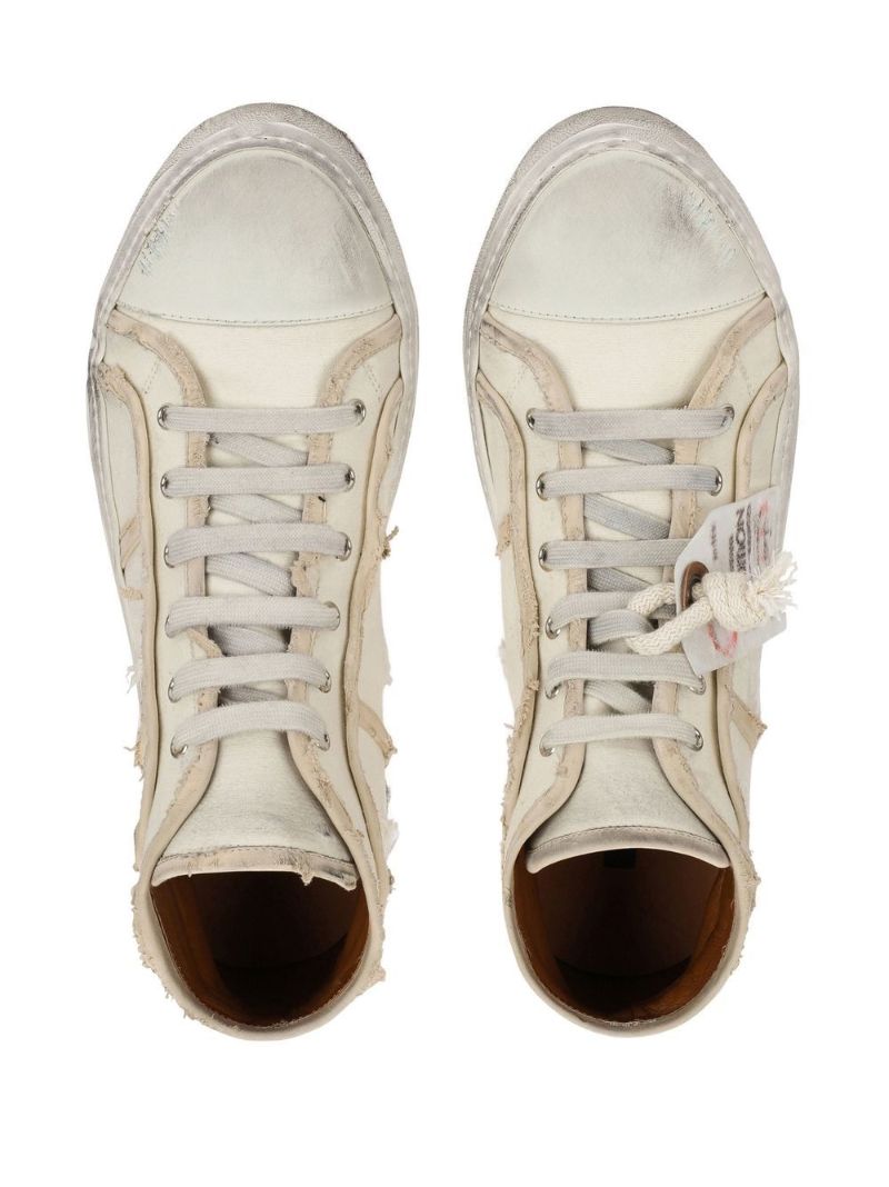 Neutral High-top Sneakers