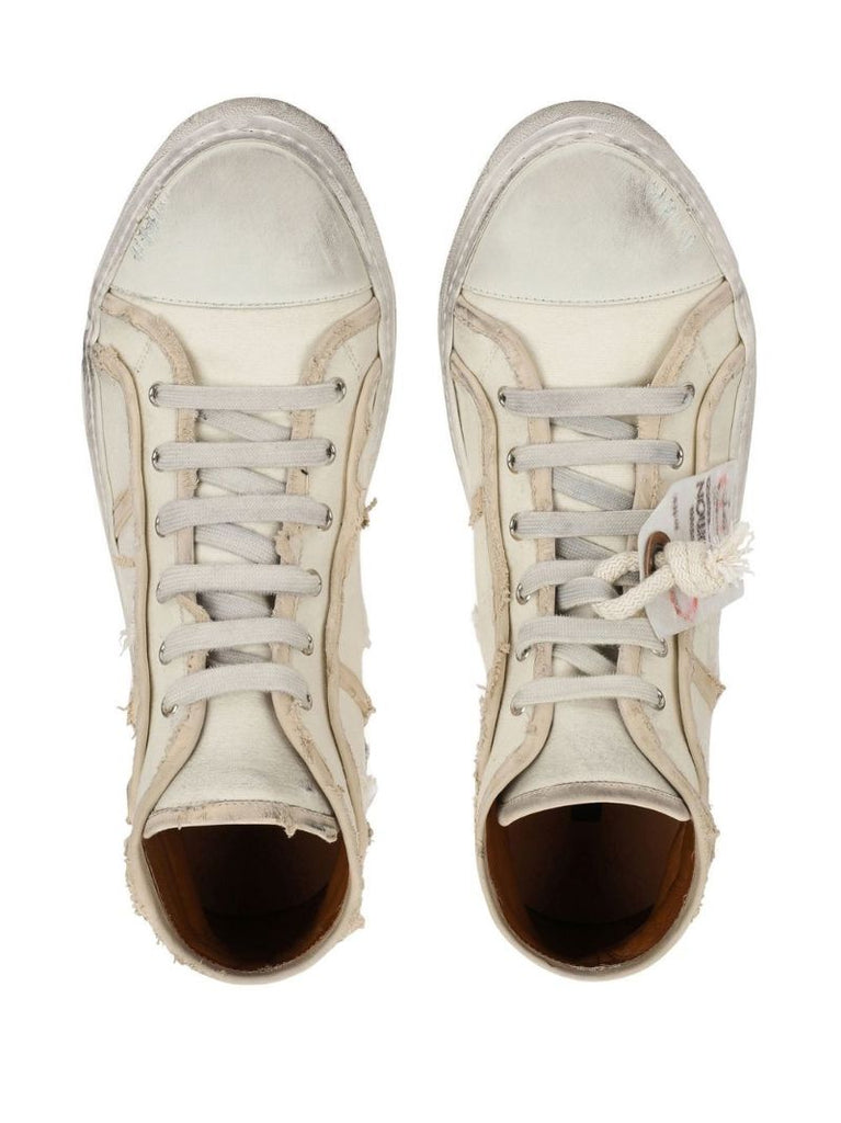 Neutral High-top Sneakers