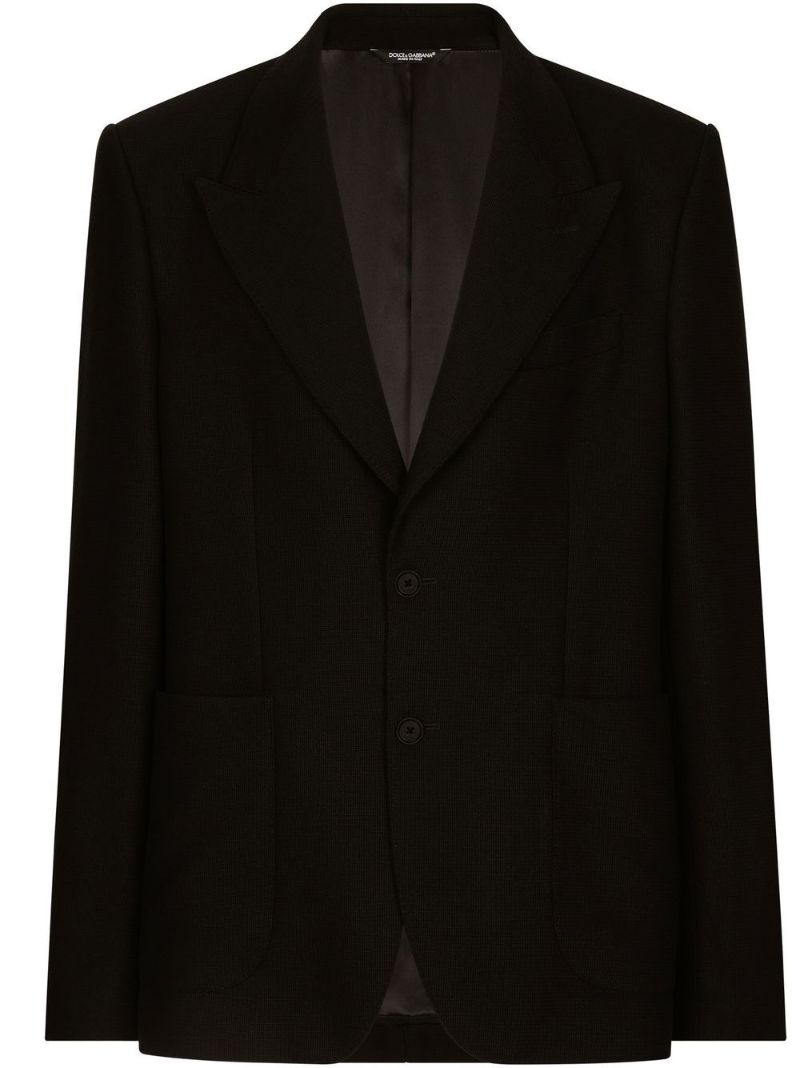 Black Single-breasted Blazer